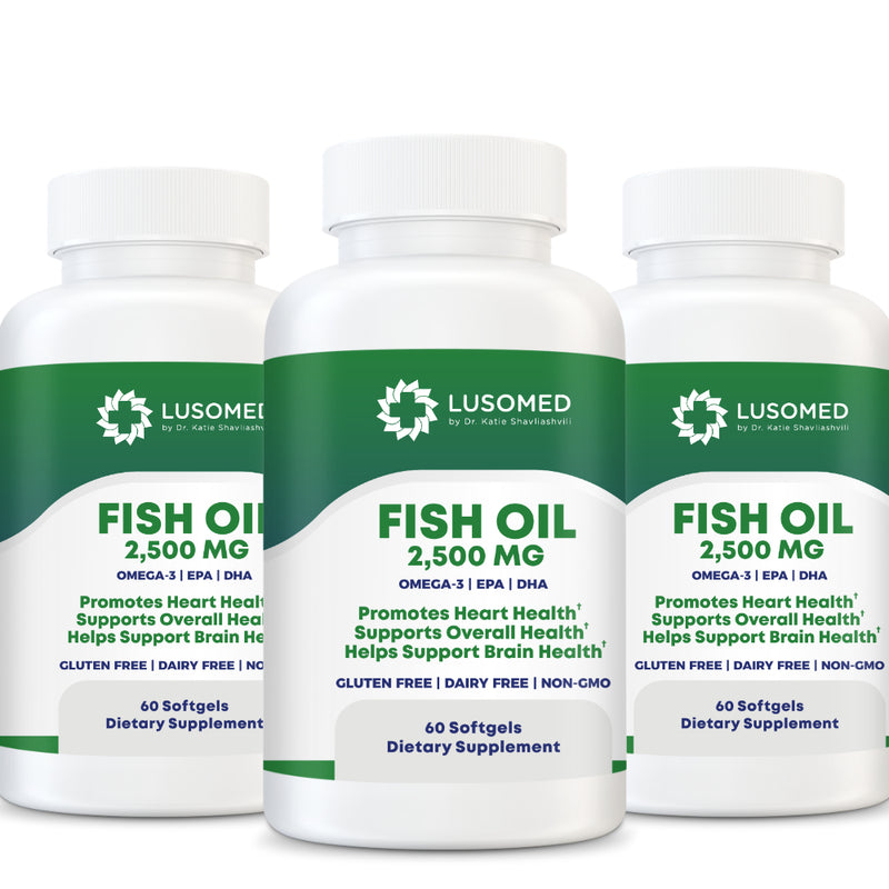 Omega 3 Fish Oil - 2500mg Lemon Flavor (temporary out of stock)